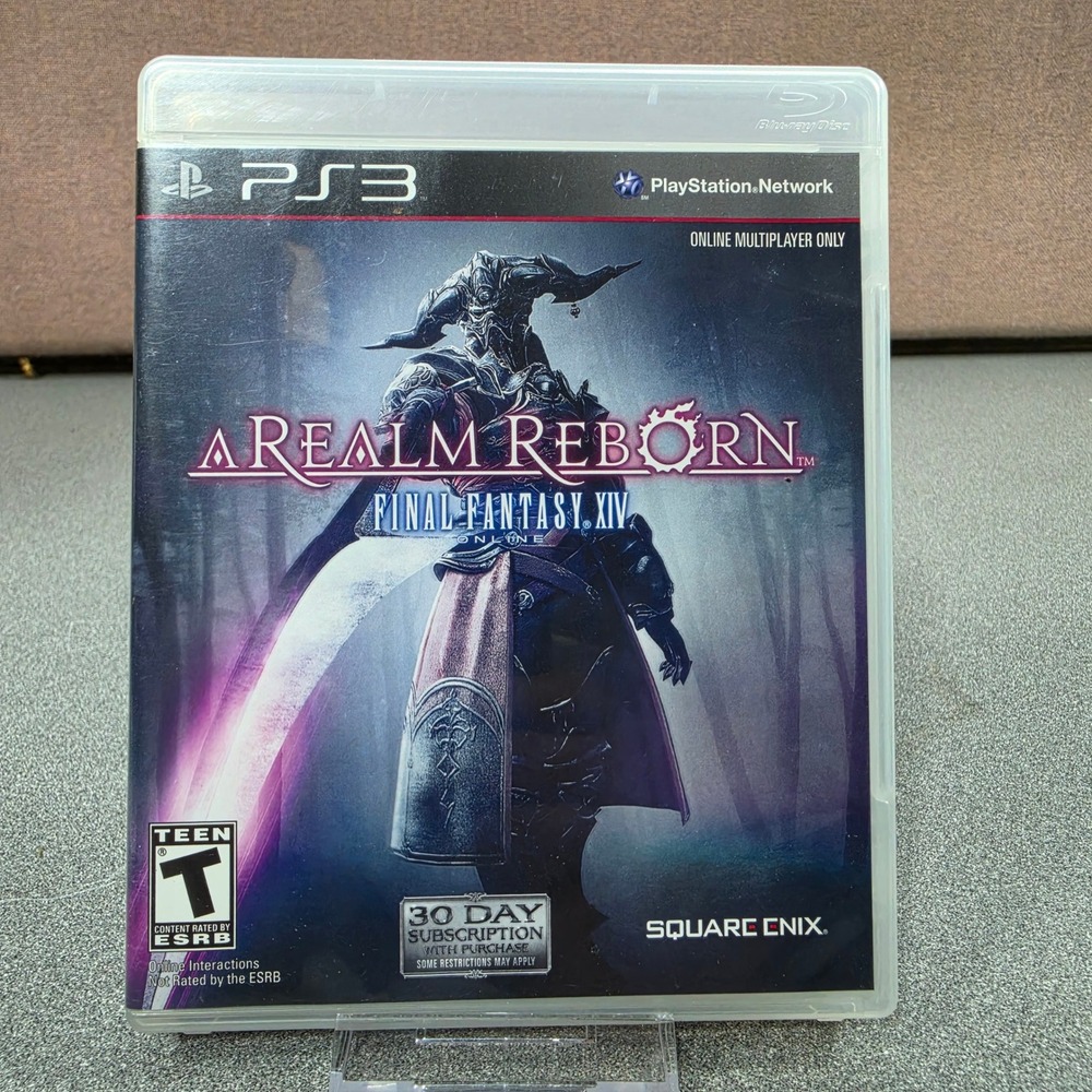 Final Fantasy‎ XIV A Realm Reborn PS3 Excellent MMORPG
